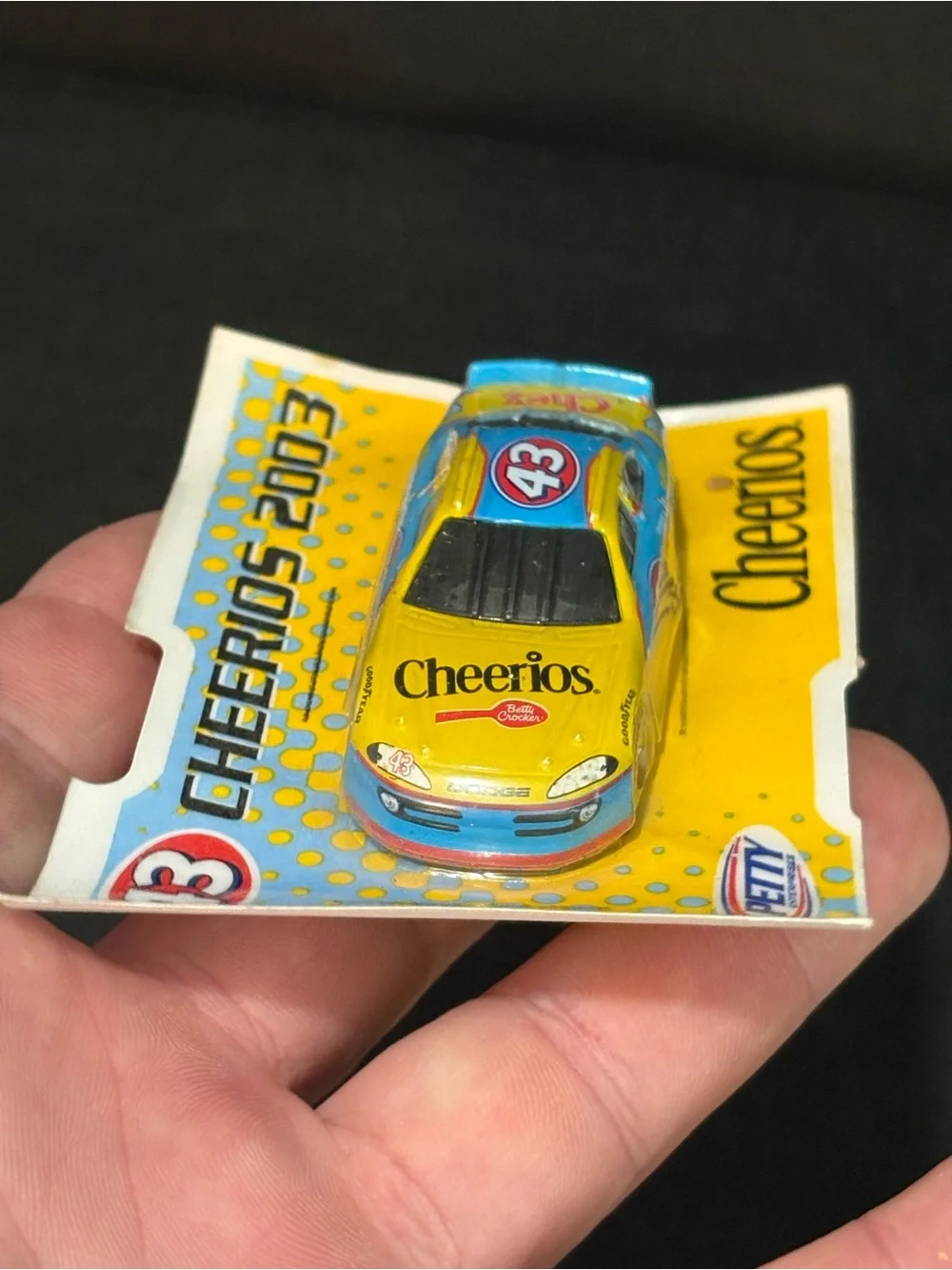 2003 General Mills Cheerios Cereal 1:64 Promo Car NASCAR 43 PETTY